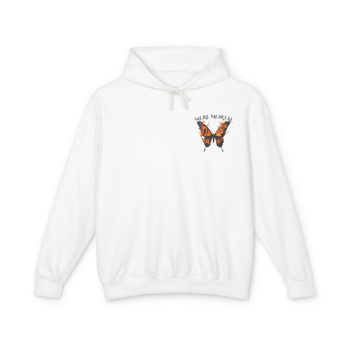 Flamed Black Butterfly Hoodie