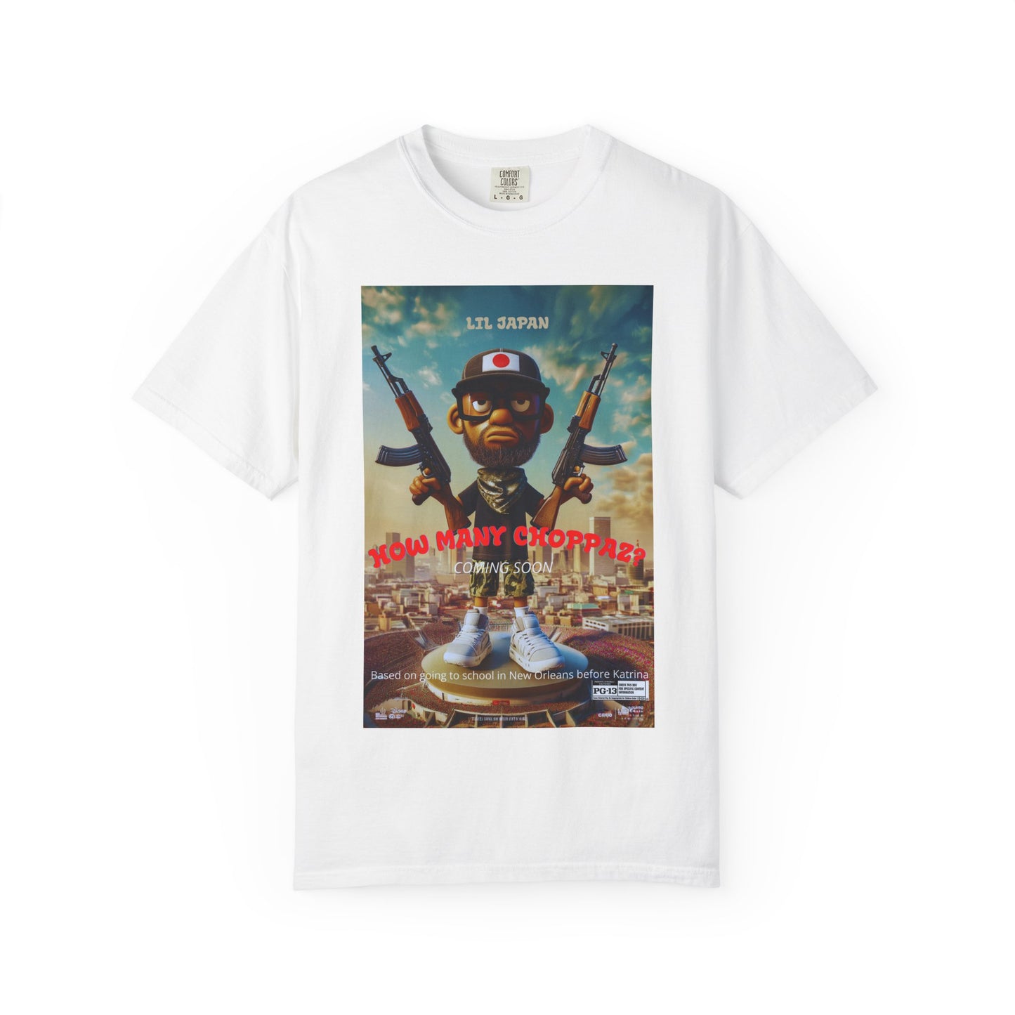 'Too Many Choppers' Retro Urban Movie Poster Design