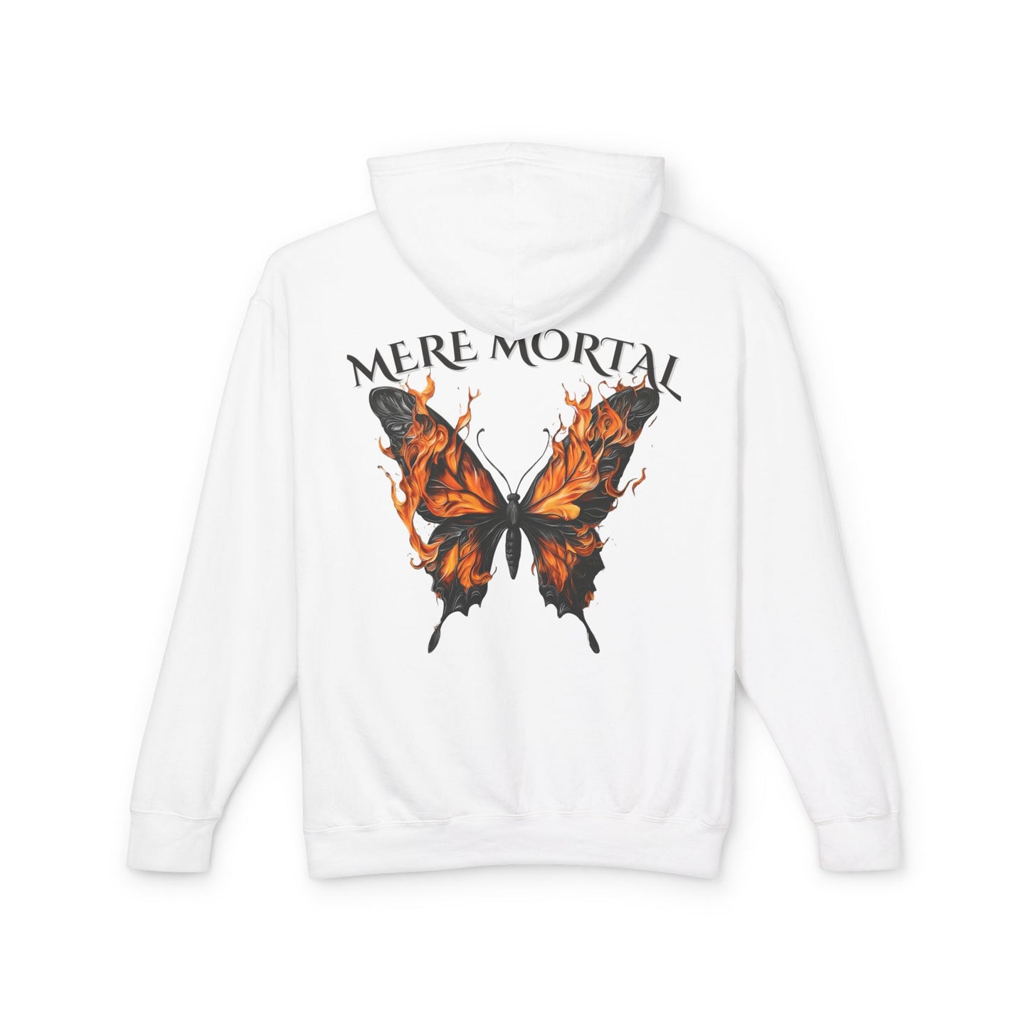 Flamed Black Butterfly Hoodie